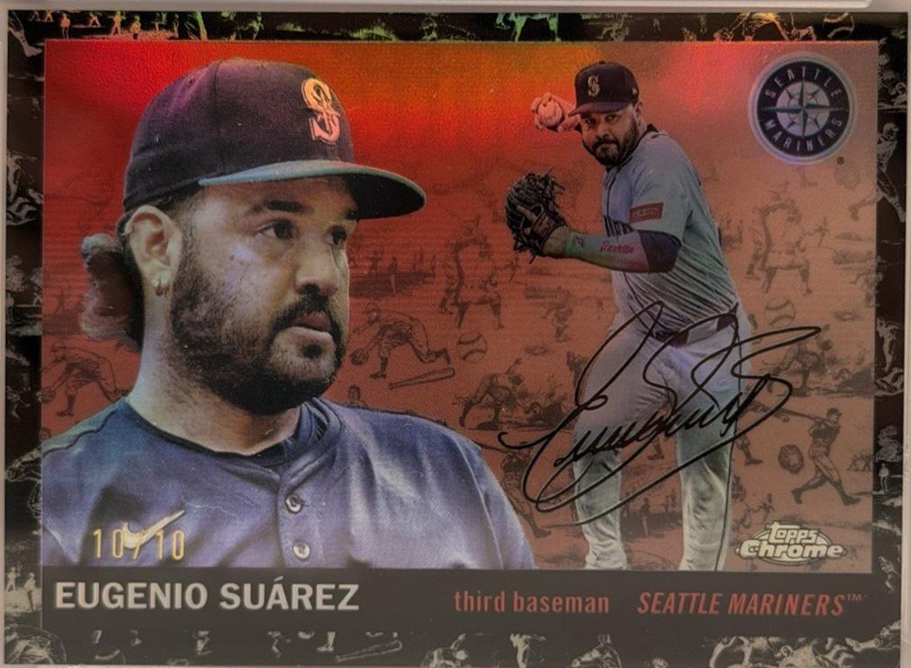 Eugenio Suarez [Black Refractor] #133