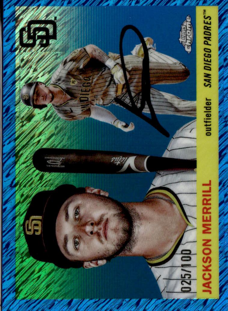 Jackson Merrill [Blue Shimmer Refractor] #123