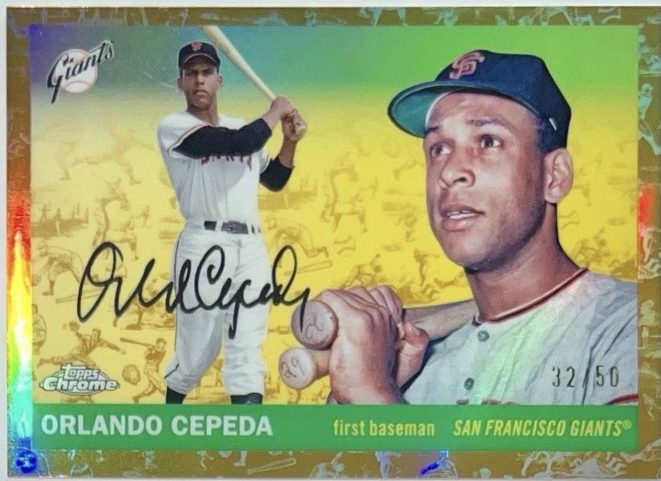 Orlando Cepeda [Toile Cream Gold Refractor] #436
