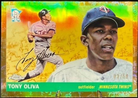 Tony Oliva [Toile Cream Gold Refractor] #445