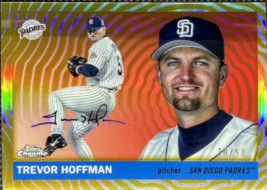 Trevor Hoffman [Gold Vibrations Refractor] #462