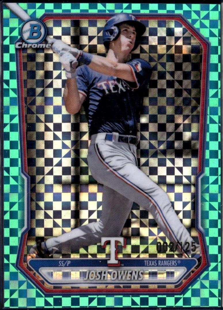 Josh Owens [Aqua Geometric Refractor] #BCP-62