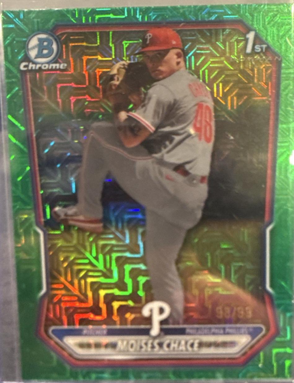 Moises Chace [Green Mojo Refractor] #BCP-36