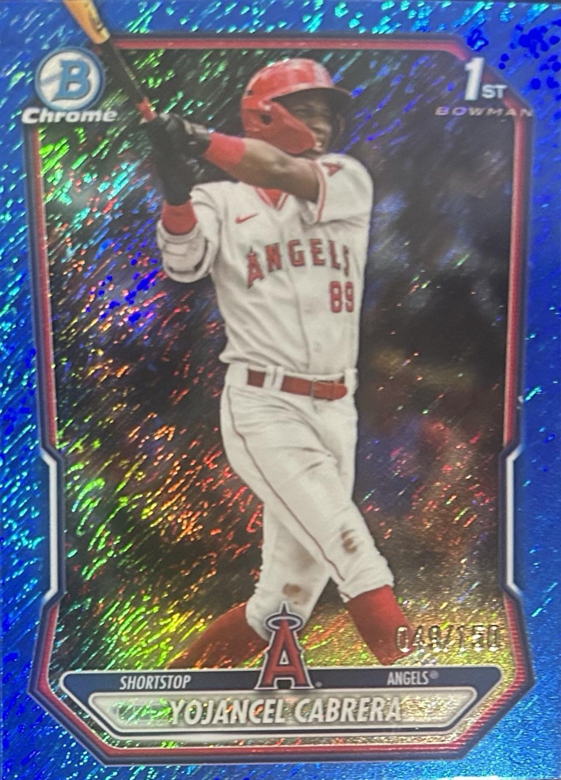 Yojancel Cabrera [Blue Shimmer Refractor] #BCP-3