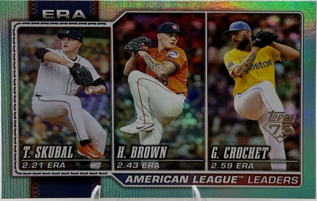 American League Leaders ERA [Aqua Holo] #327
