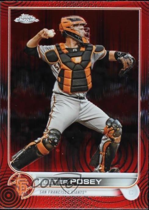Buster Posey [Sonic Red Black Pulse] #95