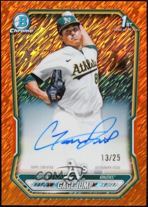 Gage Jump [Orange Shimmer Refractor] #CPA-GJ