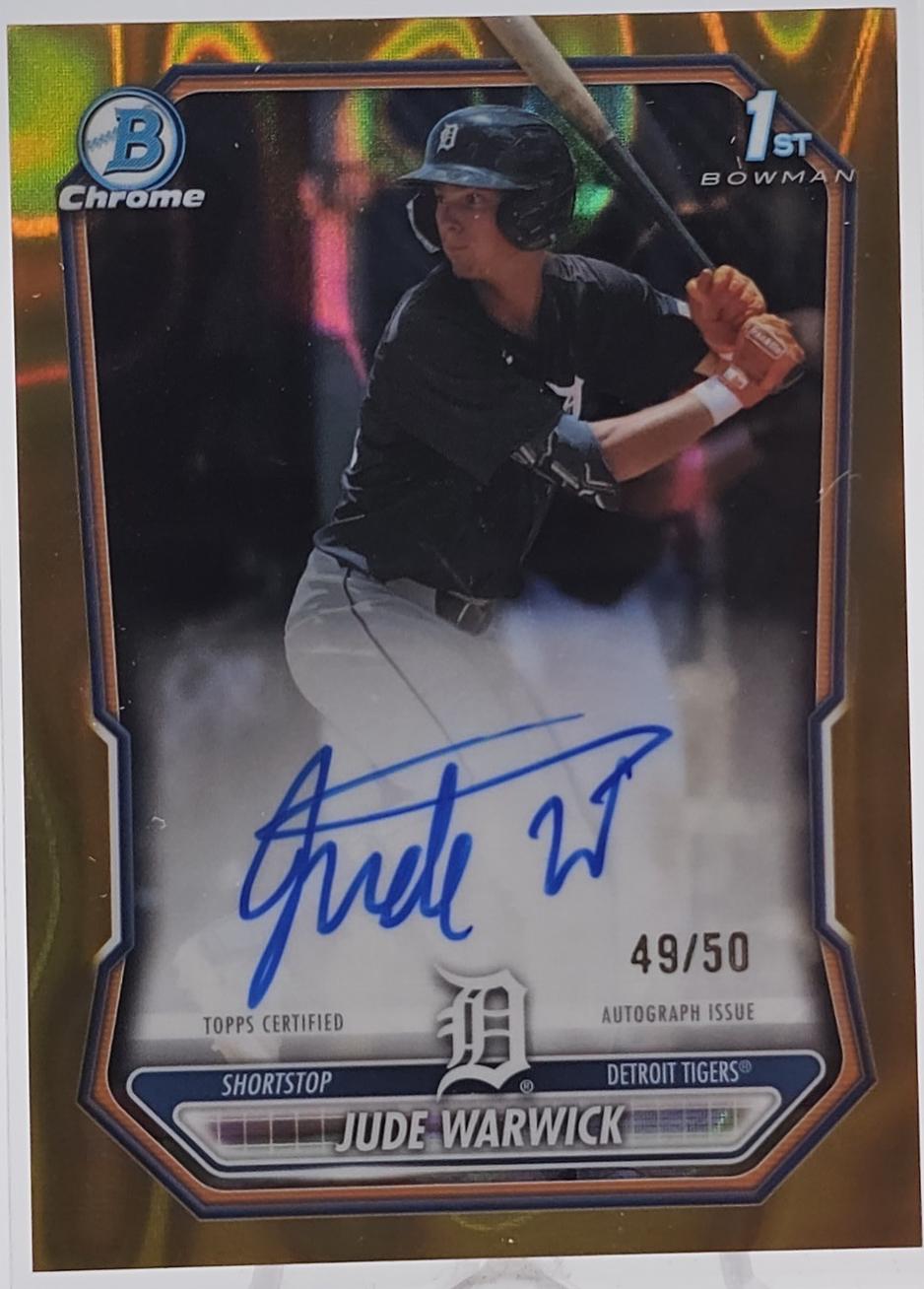 Jude Warwick [Gold Lava Refractor] #CPA-JW