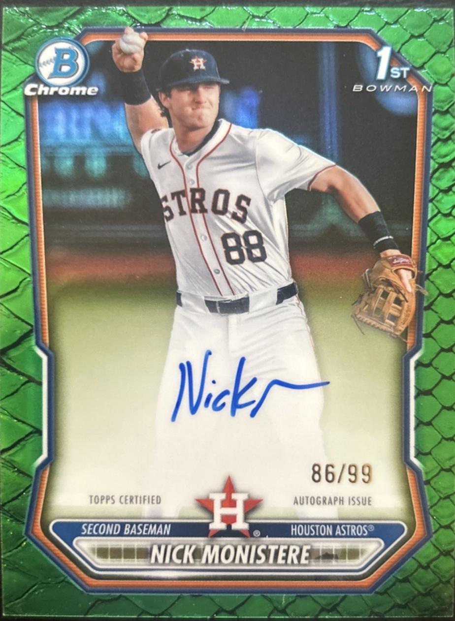 Nick Monistere [Green Reptilian Refractor] #CPA-NM