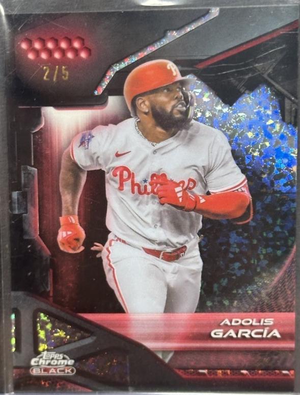 Adolis Garcia [Red Mini-Diamond Refractor] #163