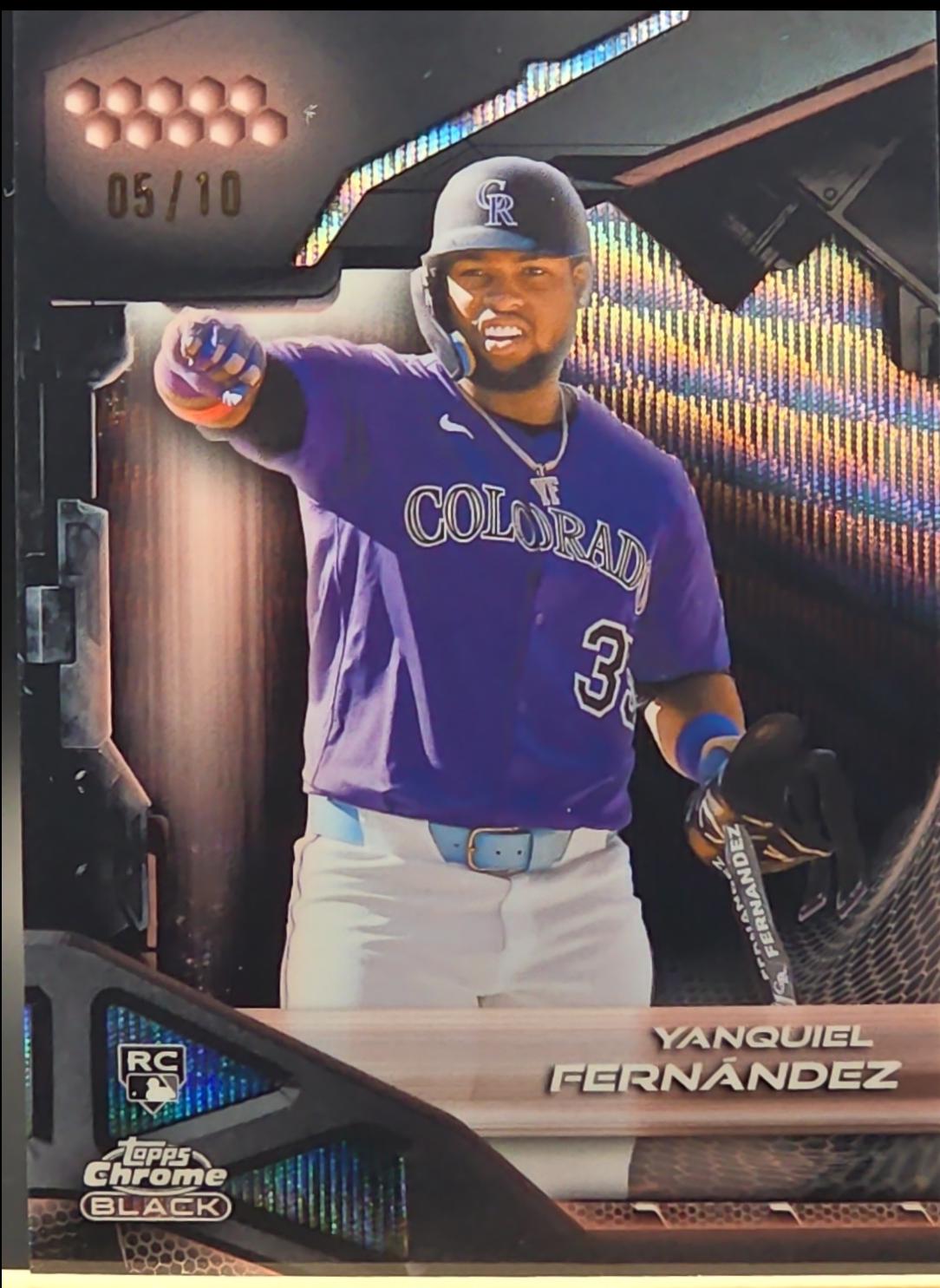 Yanquiel Fernandez [Rose Gold Mini-Diamond Refractor] #186