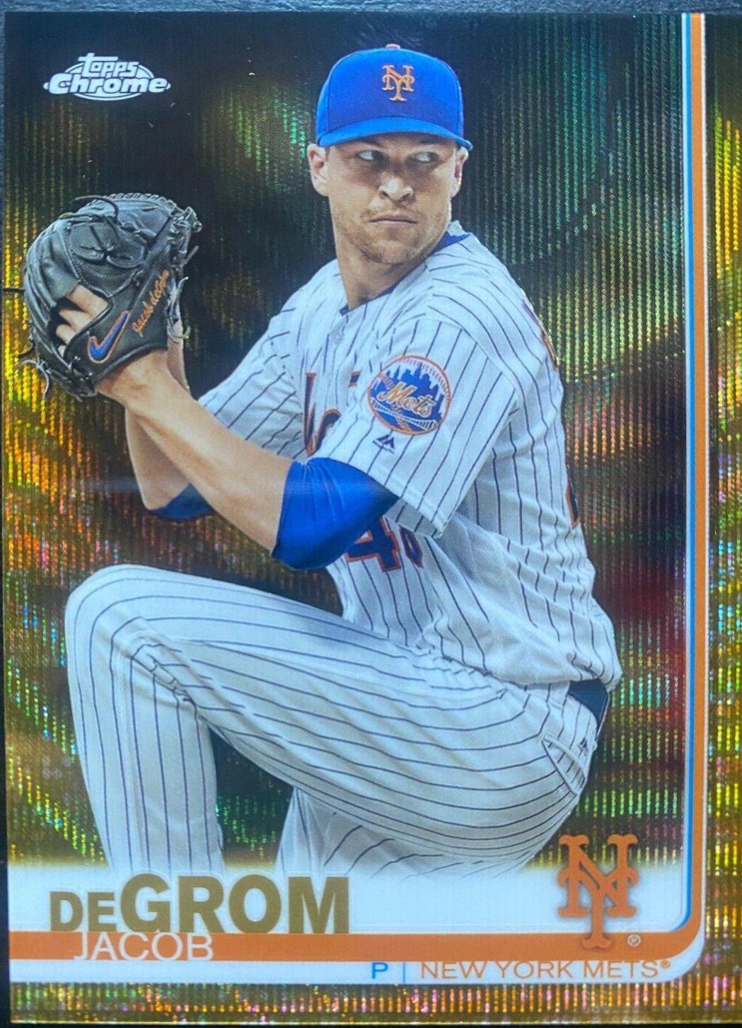 Jacob deGrom [Gold Wave Refractor] #59