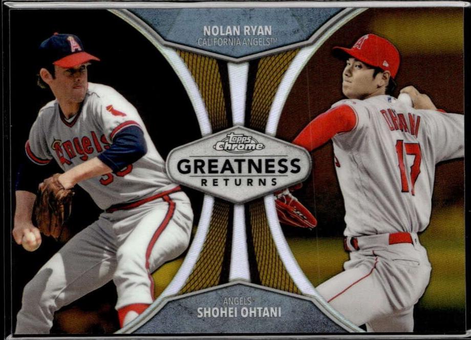 Nolan Ryan, Shohei Ohtani [Gold Refractor] #GRE-3
