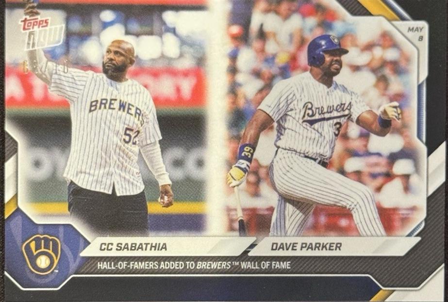 C.C. Sabathia / Dave Parker [Black Foil] #179