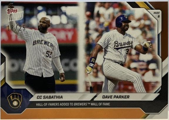 C.C. Sabathia / Dave Parker [Orange Foil] #179