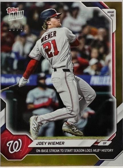 Joey Wiemer [Gold Foil] #30