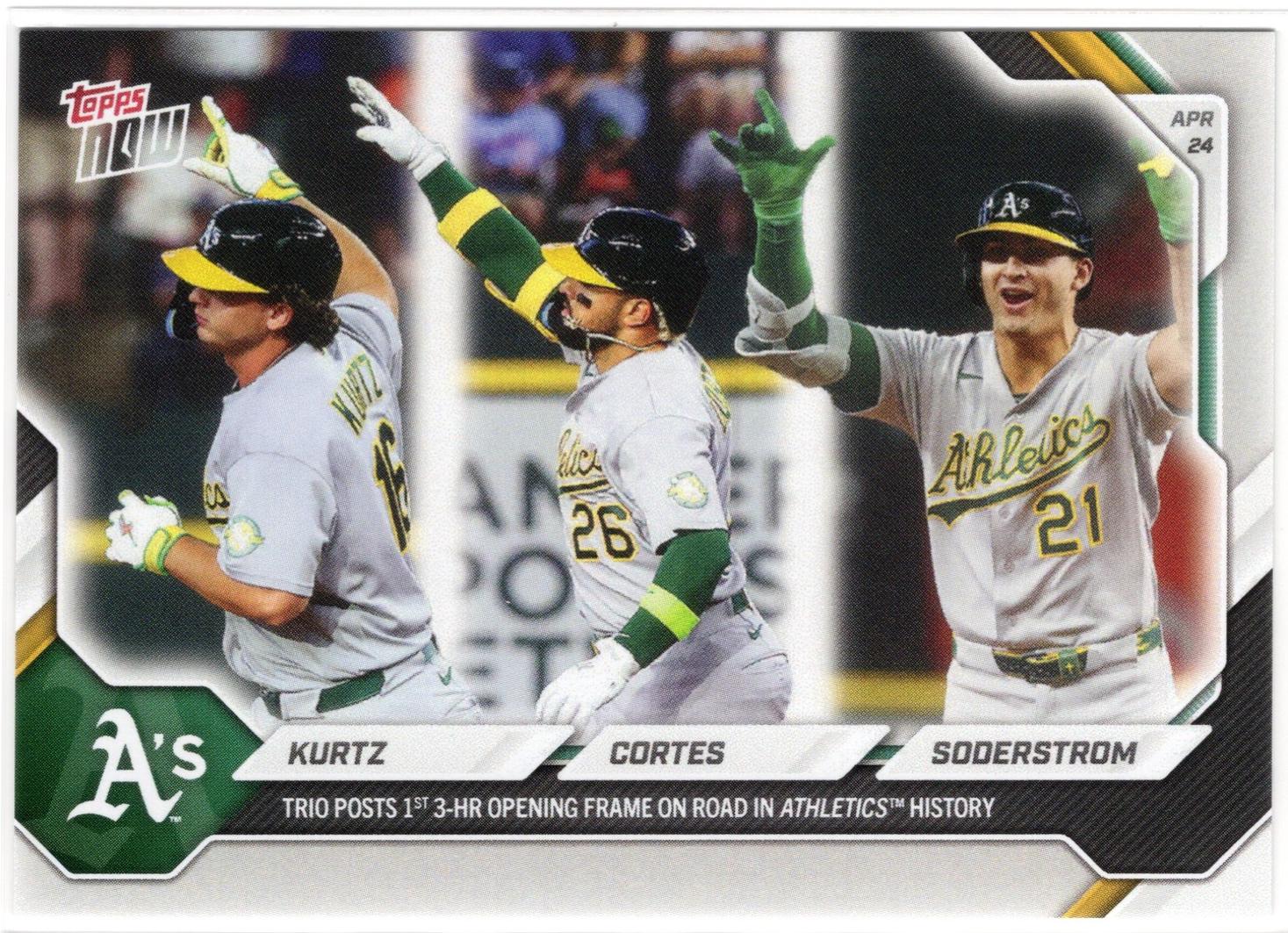 Nick Kurtz / Carlos Cortes / Tyler Soderstrom #121
