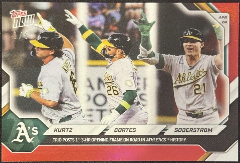 Nick Kurtz / Carlos Cortes / Tyler Soderstrom [Red Foil] #121