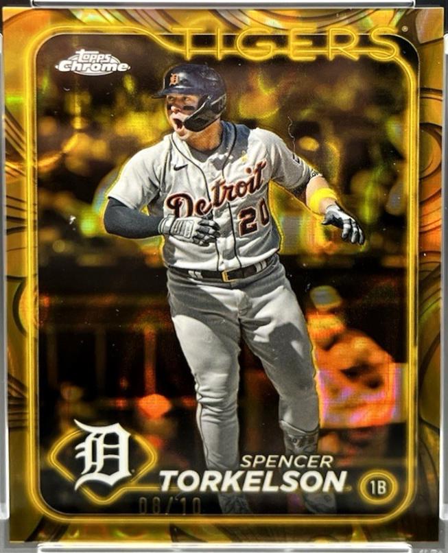 Spencer Torkelson [Gold Lava Refractor] #28