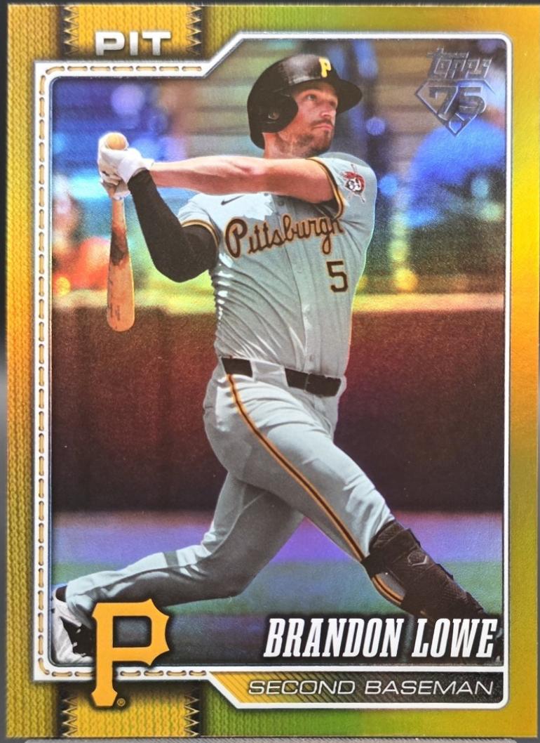 Brandon Lowe [Gold Rainbow Foil] #579
