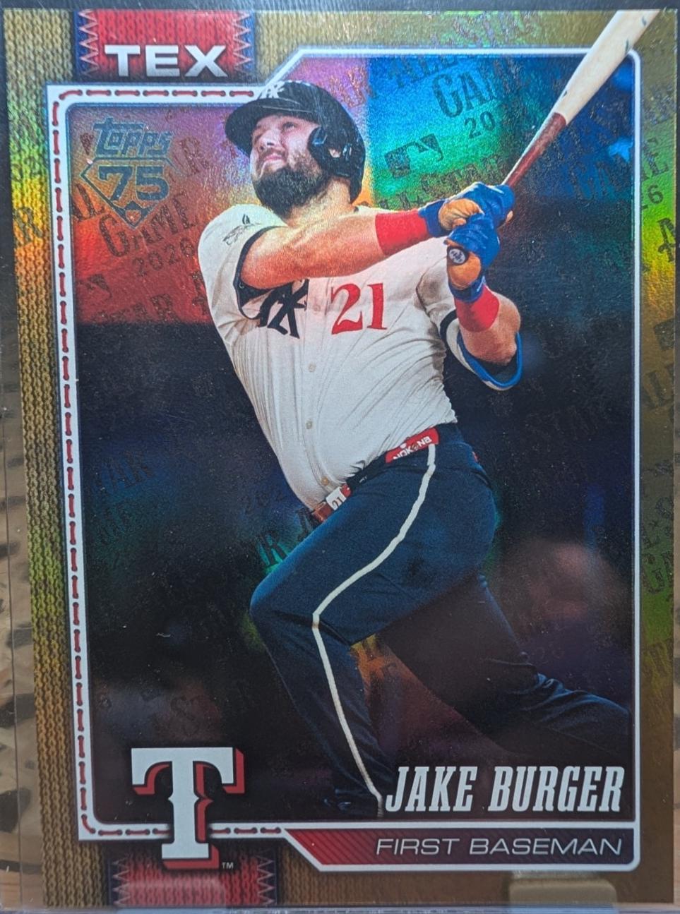 Jake Burger [Gold Diamante Foil] #451
