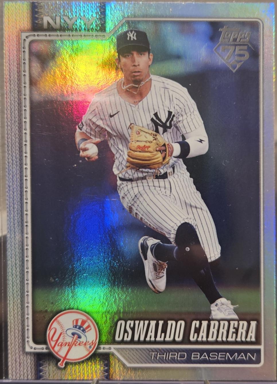 Oswaldo Cabrera [Silver Crackle Foil] #490