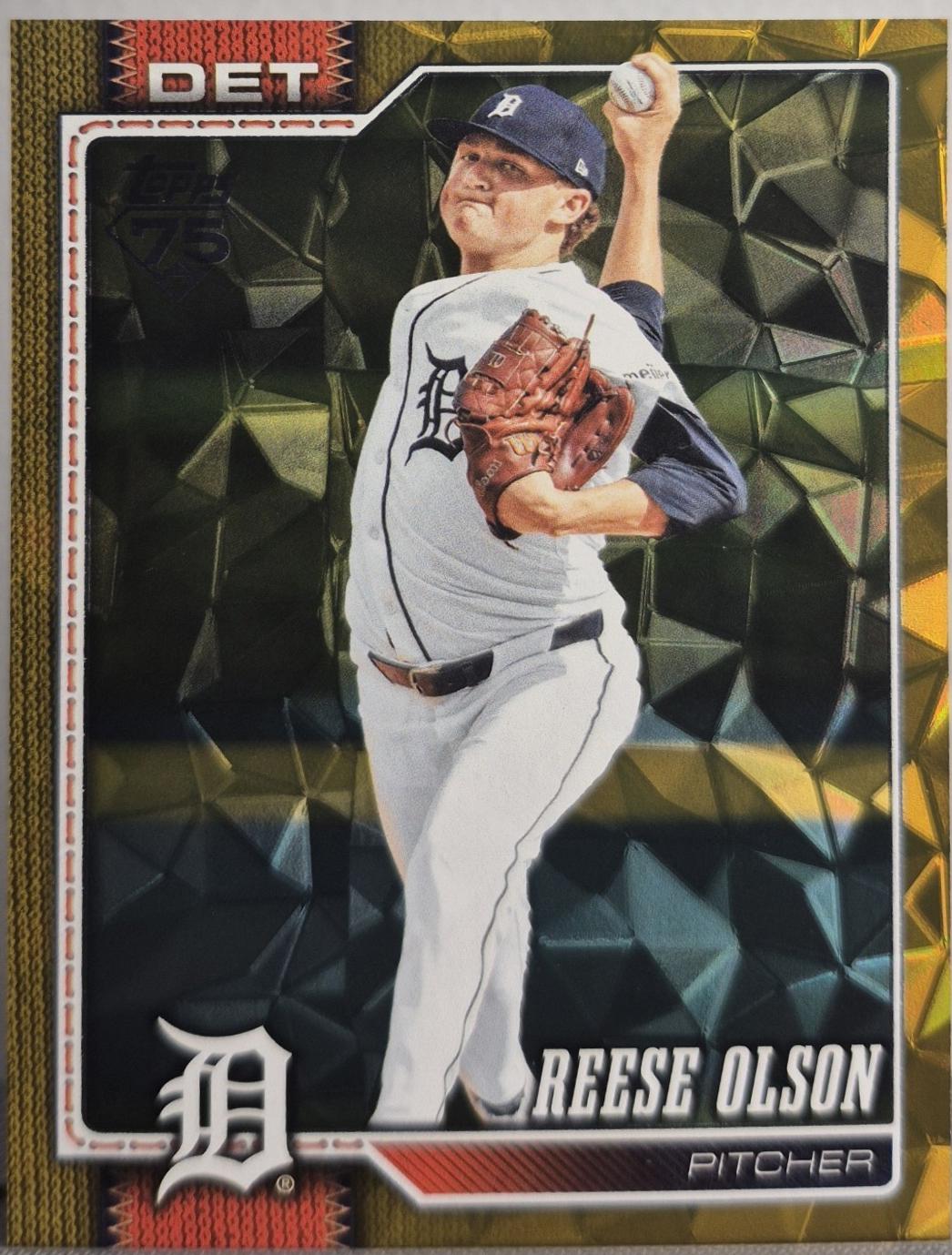 Reese Olson [Gold Diamante Foil] #639