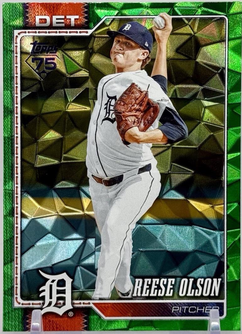 Reese Olson [Green Diamante Foil] #639