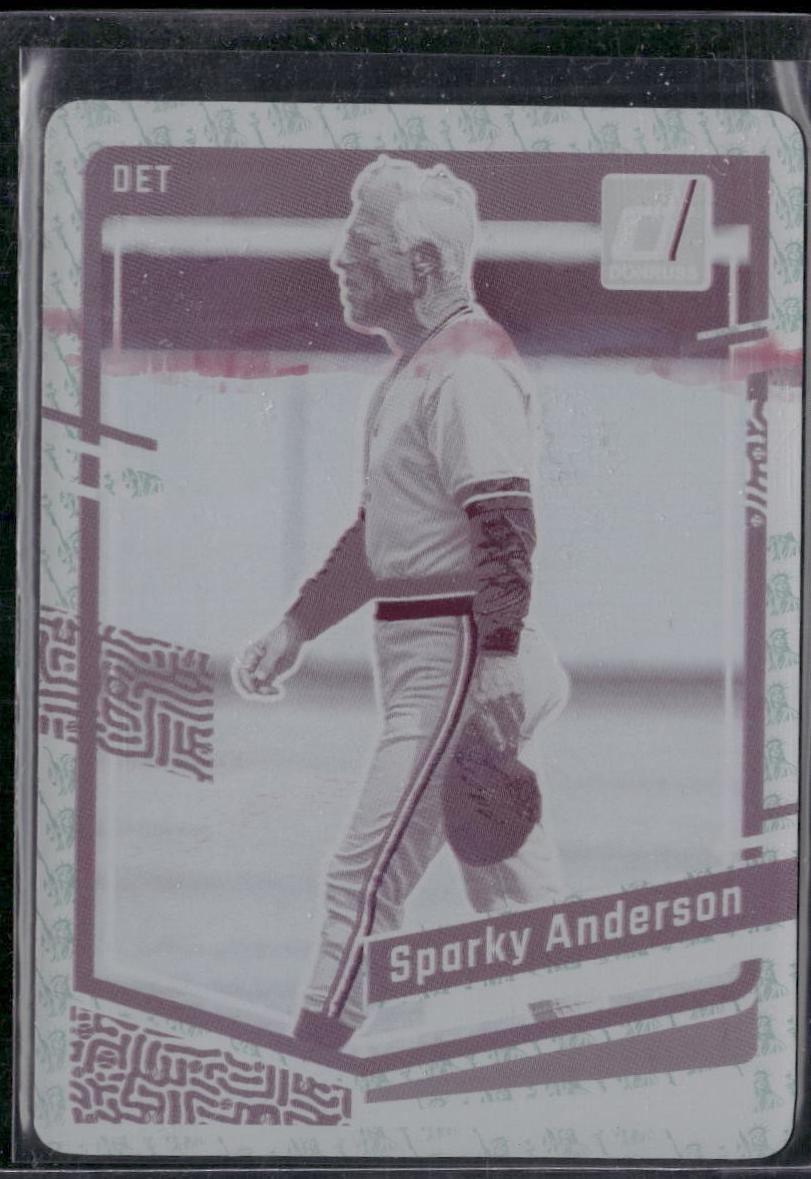 Sparky Anderson [Printing Plate] #229
