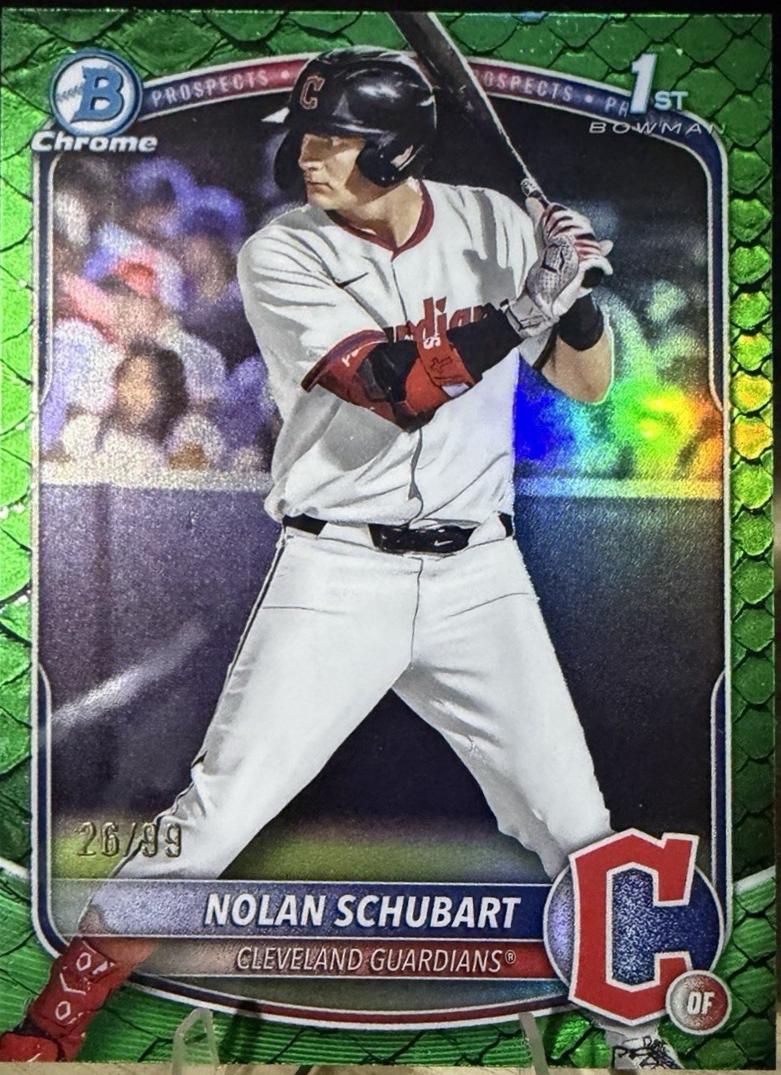 Nolan Schubart [Green Reptilian Refractor] #BDC-192