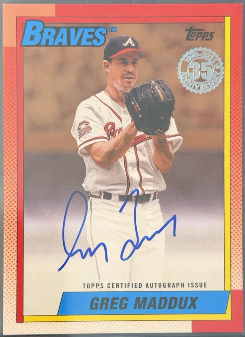 Greg Maddux [Gold] #90AU-GMA