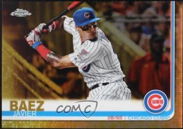 Javier Baez [Gold Refractor] #48