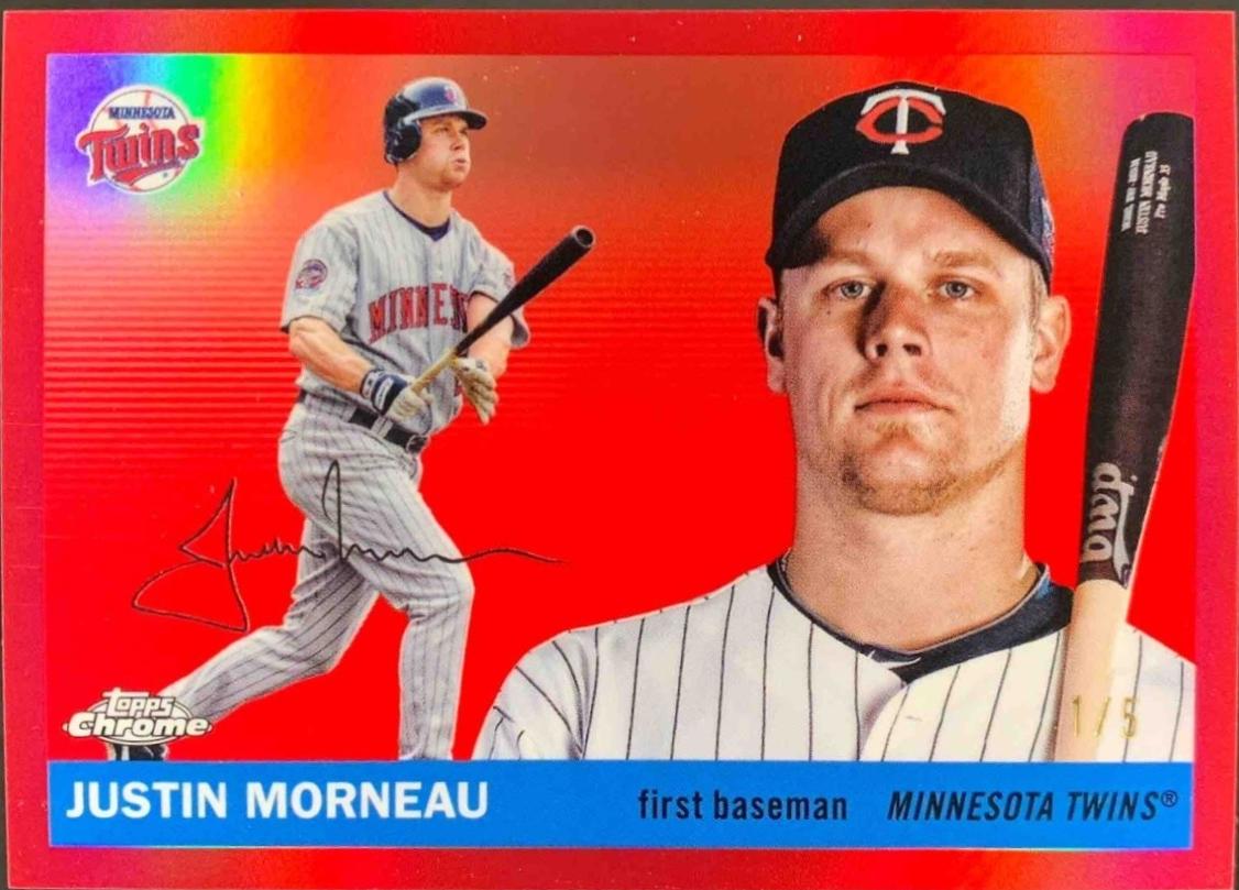 Justin Morneau [Red Refractor] #375