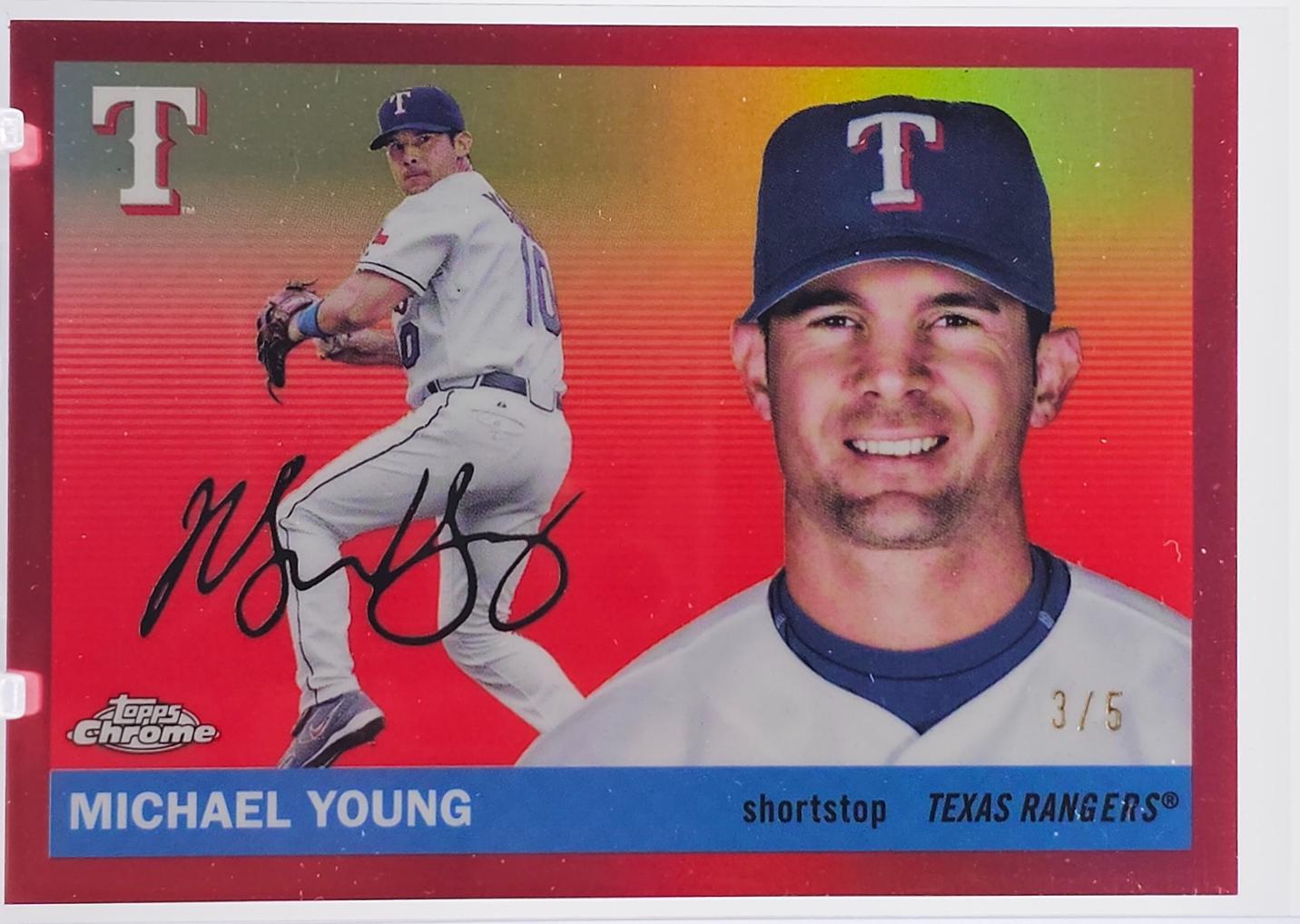 Michael Young [Red Refractor] #485