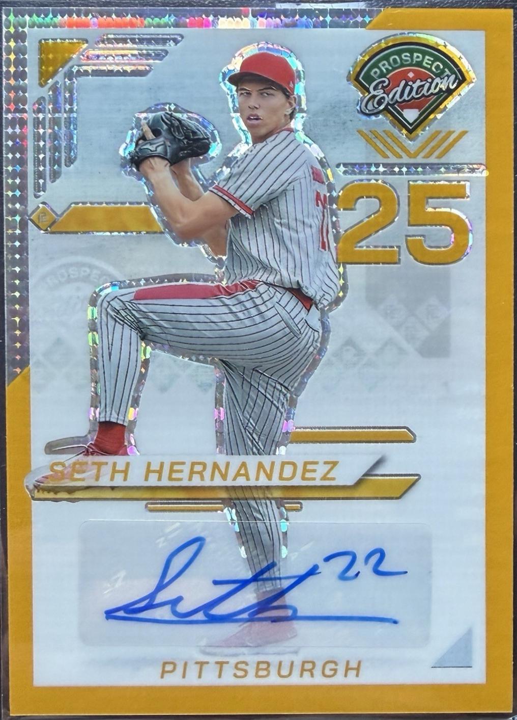Seth Hernandez [Gold Pulsar Holo Ticket Signature] #39
