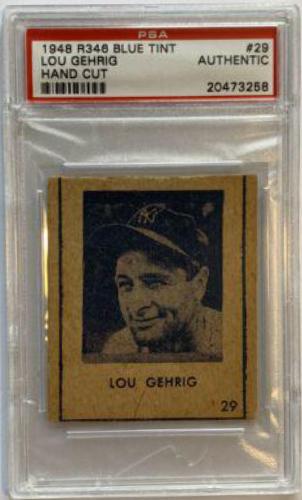 Lou Gehrig [Hand Cut] #29