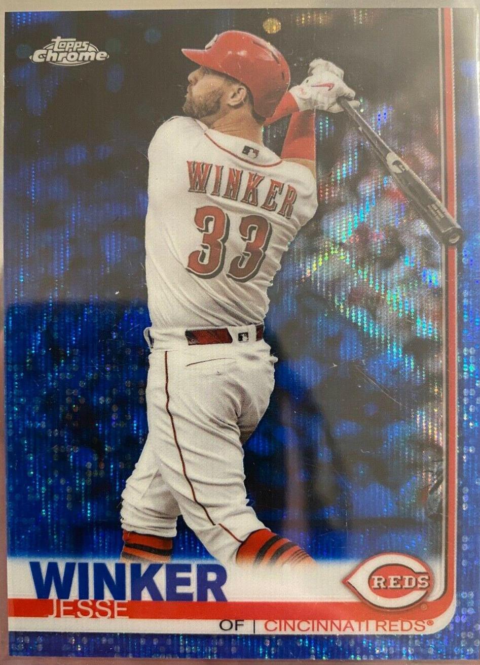 Jesse Winker [Blue Wave Refractor] #61
