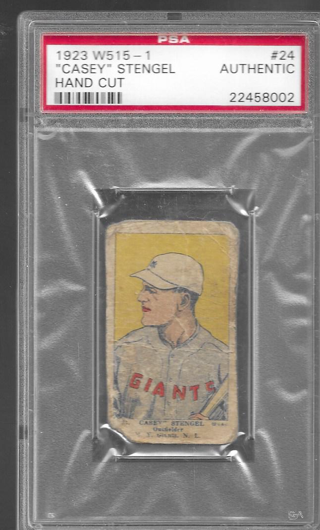 'Casey' Stengel [Hand Cut] #24