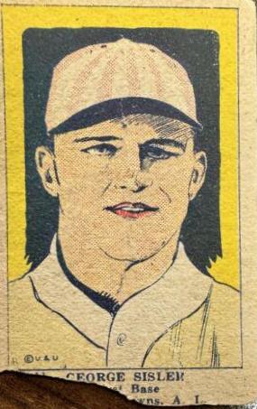 George Sisler [Hand Cut] #11