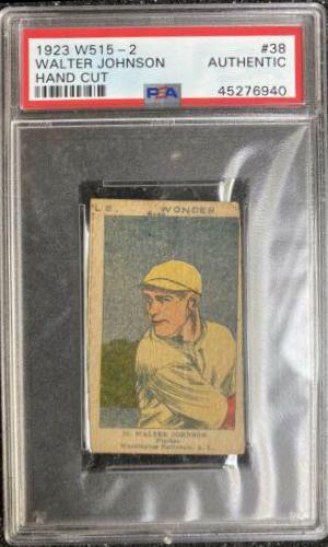 Walter Johnson [Hand Cut] #38