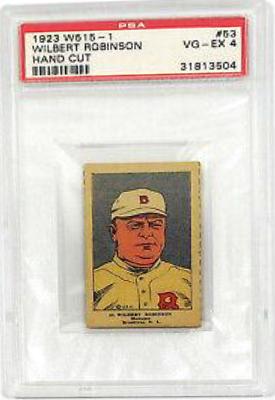 Wilbert Robinson [Hand Cut] #53