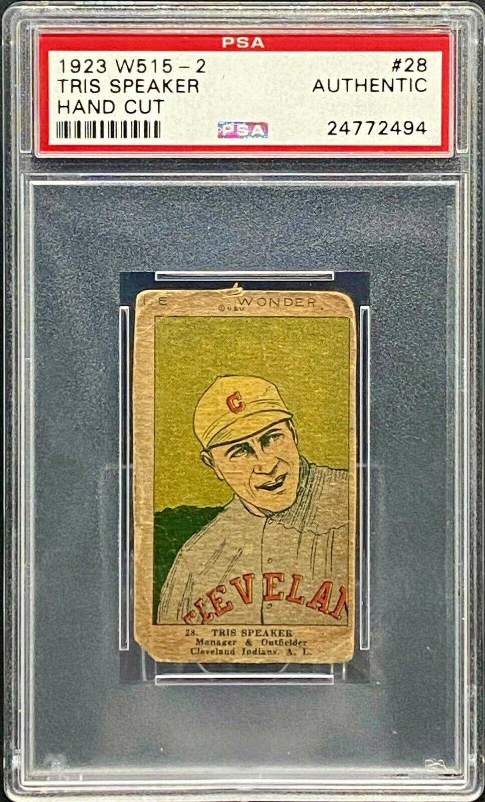 Tris Speaker [Hand Cut] #28