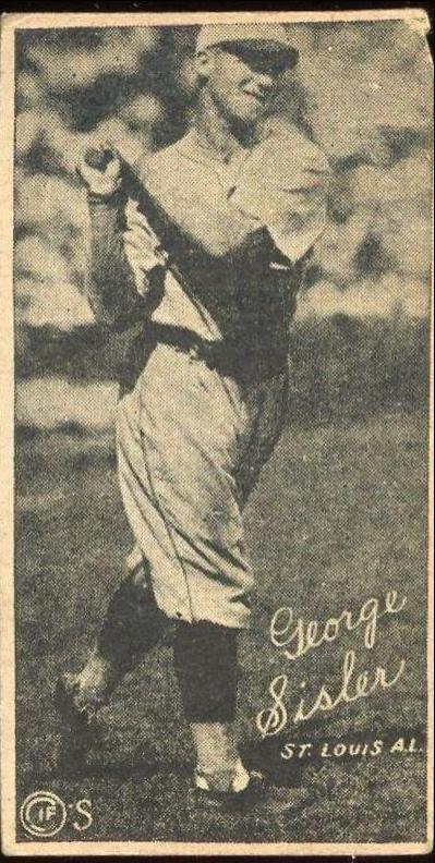 George Sisler [Hand Cut]