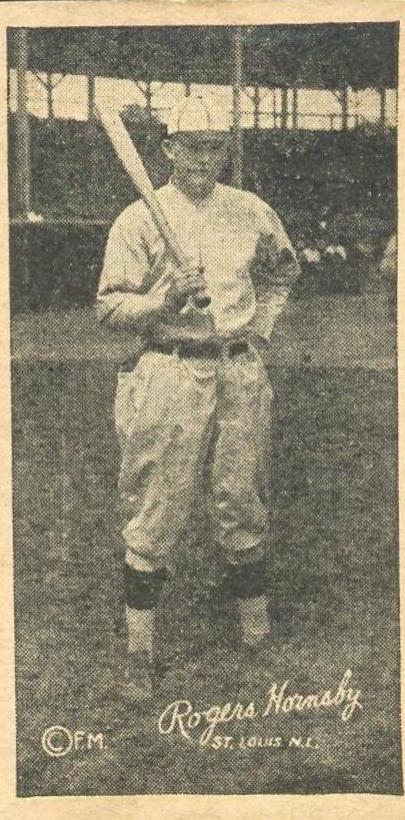 Rogers Hornsby [Hand Cut]
