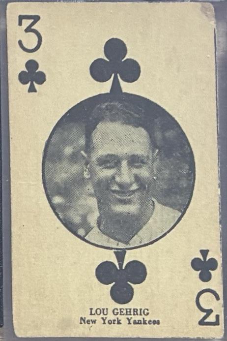 Lou Gehrig [3 of Clubs]