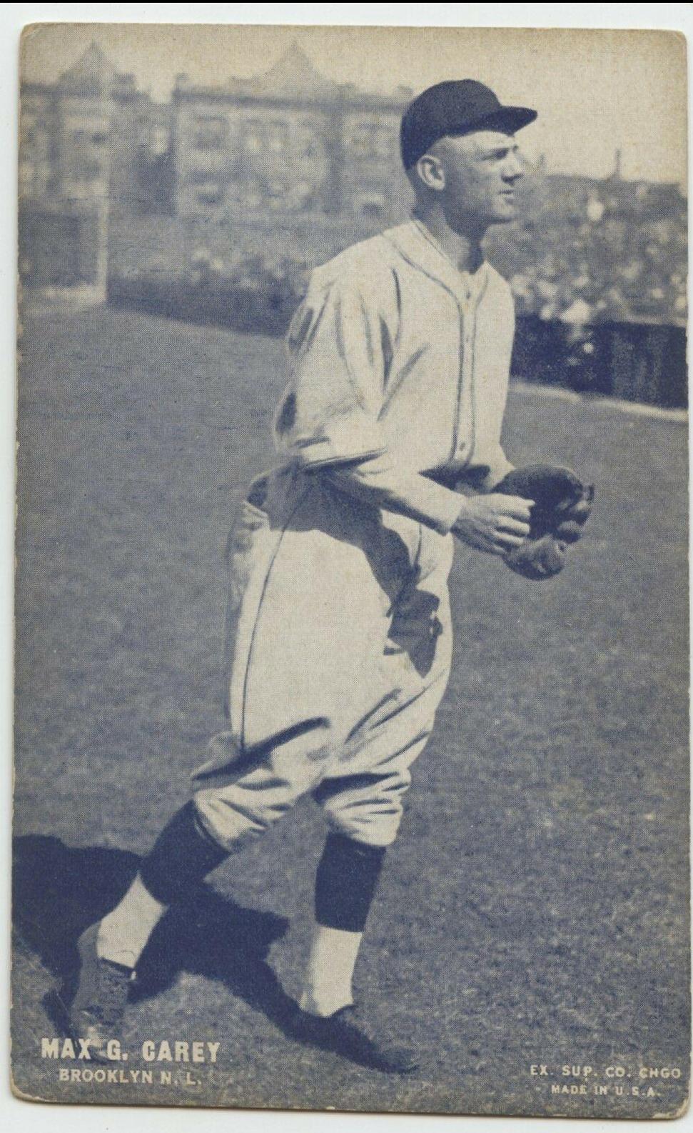 Max G. Carey [Postcard Back]