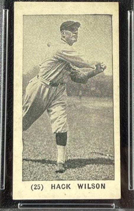 Hack Wilson [Hand Cut Photo Art Wilson] #25