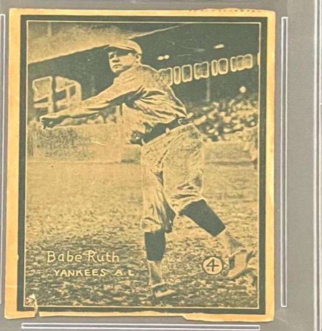 Babe Ruth [Throwing Hand Cut] #4