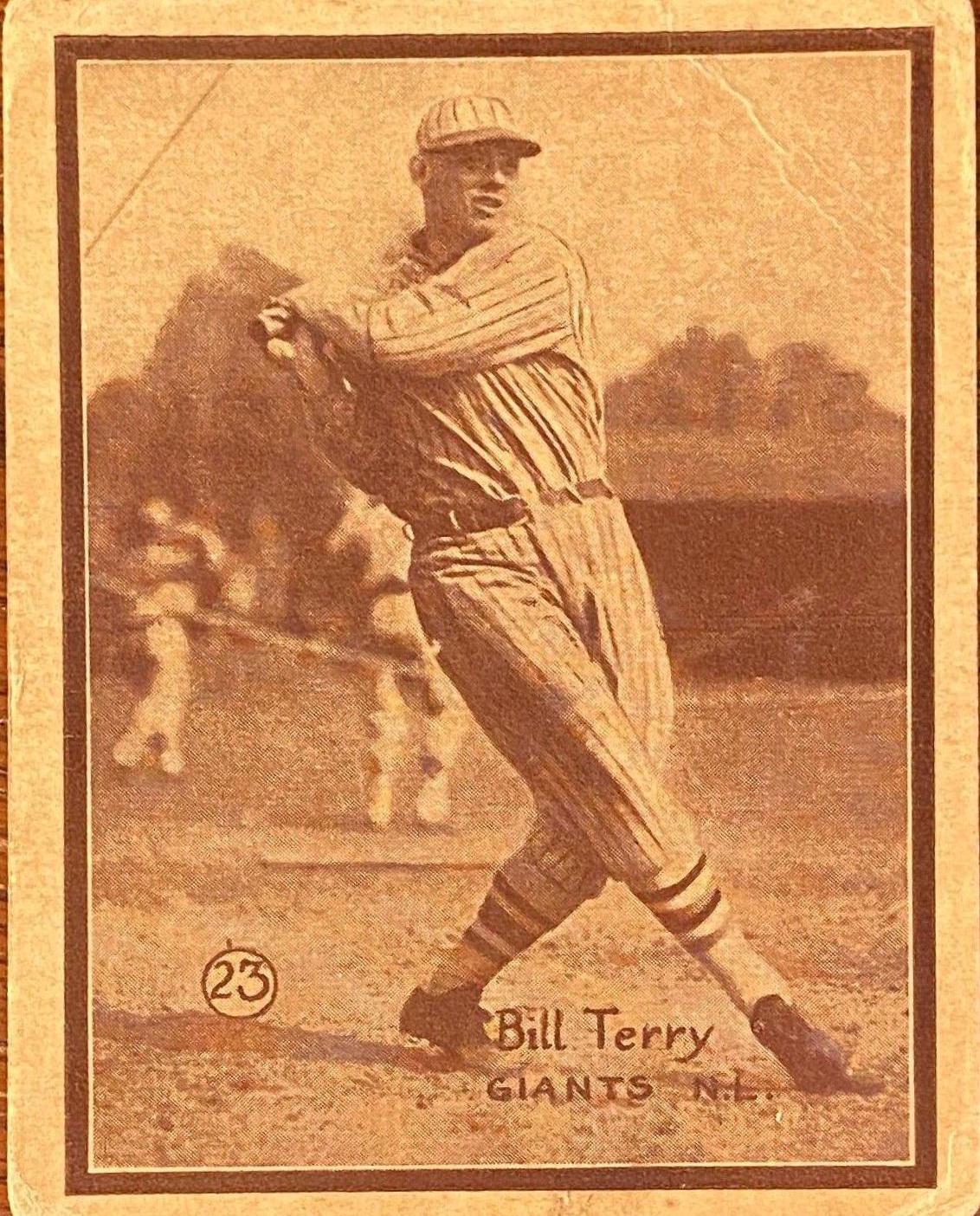 Bill Terry [Hand Cut] #23