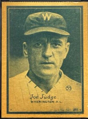 Joe Judge [Hand Cut] #53